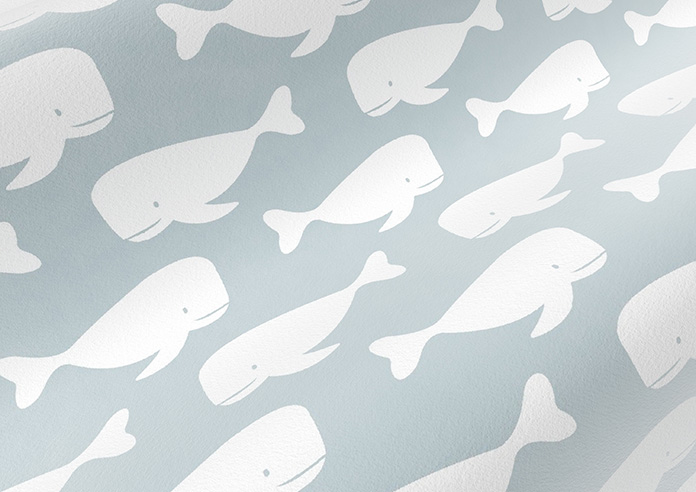 Whaling Around, Nimbus - Twist&Fit Roman Blind - Image 4